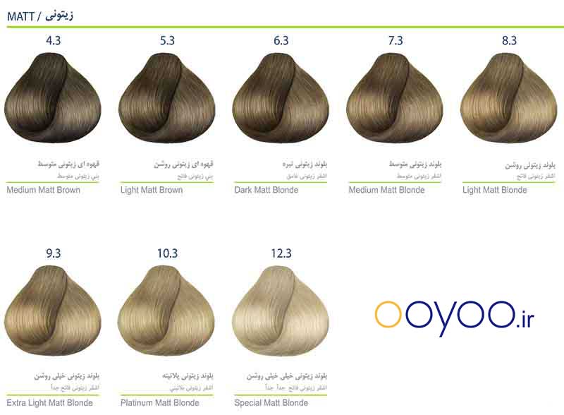 رنگ موی مارال گروه زیتونی از فروشگاه اویو (ooyoo.ir)