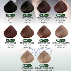 رنگ موی بیوداکس سری طبیعی در فروشگاه اویو