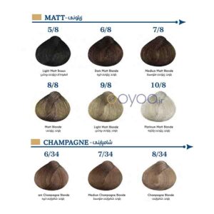 رنگ موی لولیا سری زیتونی موجود در فروشگاه اویو