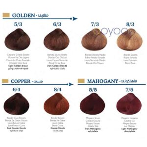 رنگ موی لولیا سری طلایی موجود در فروشگاه اویو