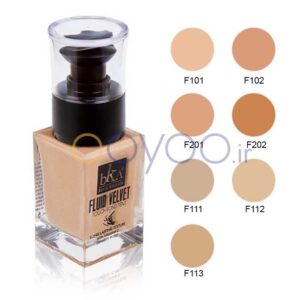 کرم پودر بکا مدل فلوید ولوت در 7 رنگ متنوع از OOYOO