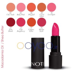 رژلب نوت مدل لانگ ورینگ با دوام بالا از فروشگاه ooyoo