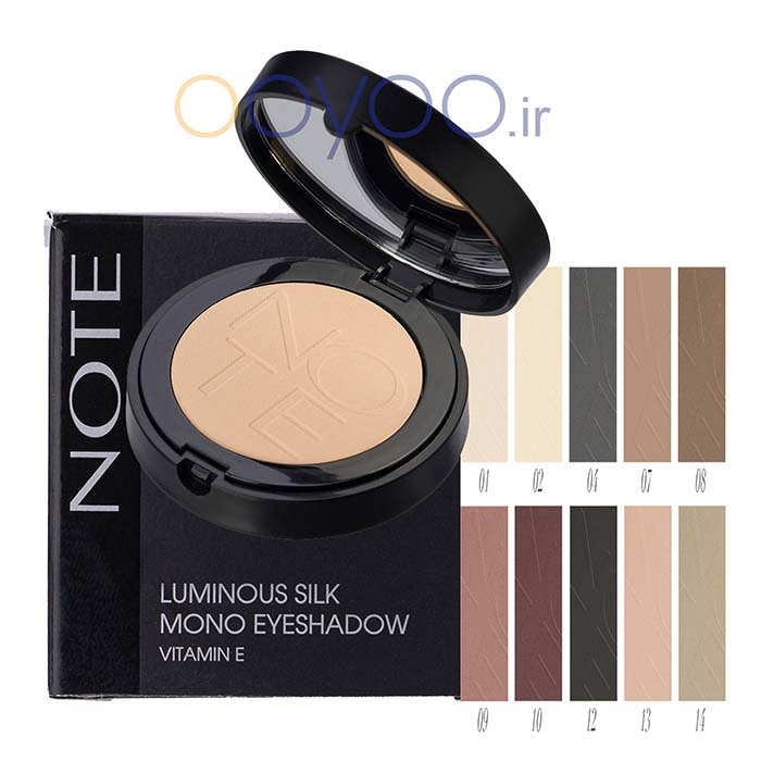 سایه چشم تک رنگ لومینوس نوت با 10 رنگ متفاوت از ooyoo
