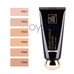 کرم پودر نیمه مات بلک دایموند مای مدل ولوت در 6 رنگ از اویو