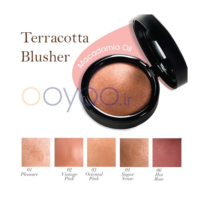 رژگونه تراکوتا نوت در 5 رنگ متفاوت در فروشگاه اویو