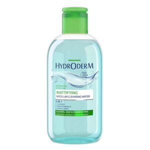 میسلار واتر 3 در 1 هیدرودرم مدل Mattifying – پوست چرب و جوشدار سبز