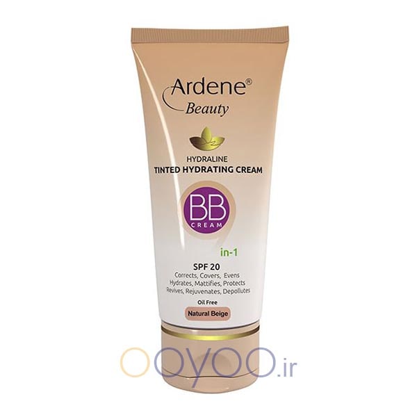 بی بی کرم آردن رنگ بژ طبیعی مرطوب کننده ضد آفتاب با SPF20 از ooyoo