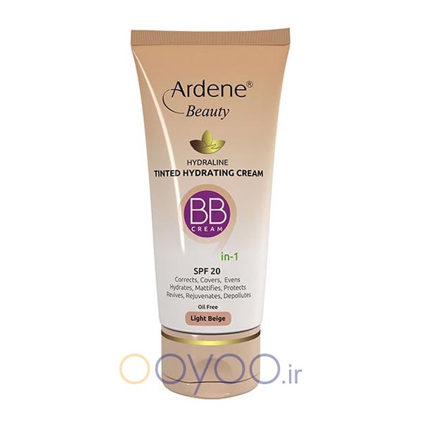 بی بی کرم آردن رنگ بژ روشنمرطوب کننده ضد آفتاب با SPF20 از ooyoo