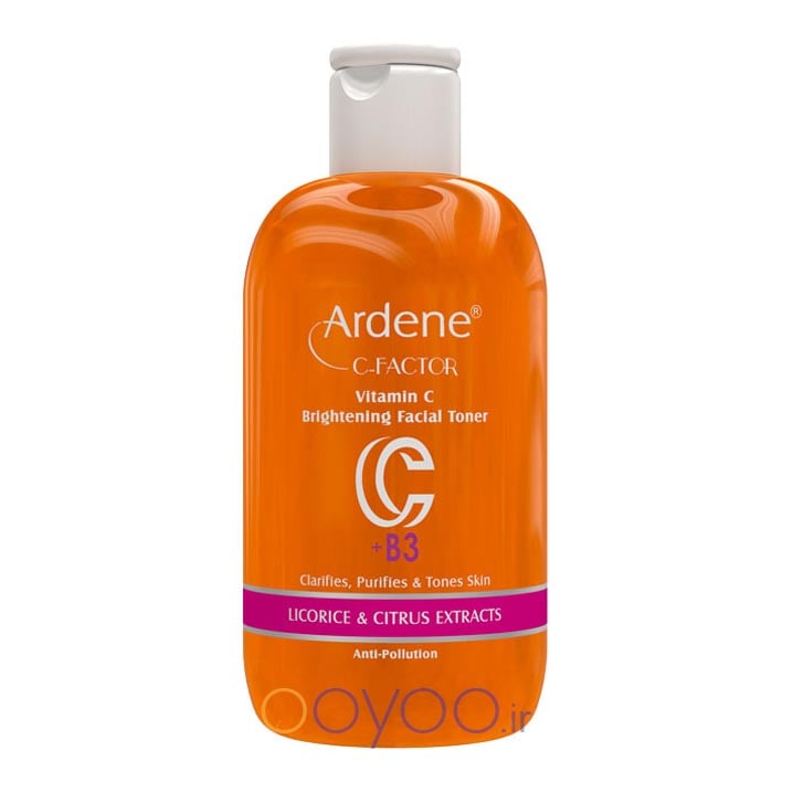 تونر پاک کننده صورت آردن سی فکتور مدل ویتامین سی از ooyoo