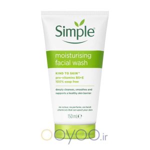ژل شستشوی مرطوب کننده سیمپل (فیس واش) از ooyoo