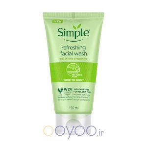 ژل شستشوی رفرشینگ سیمپل (فیس واش) از ooyoo