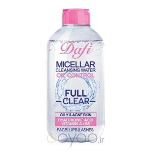 میسلار واتر صورتی دافی مدل Oil control مناسب پوست صورت چرب و آکنه دار از اویو