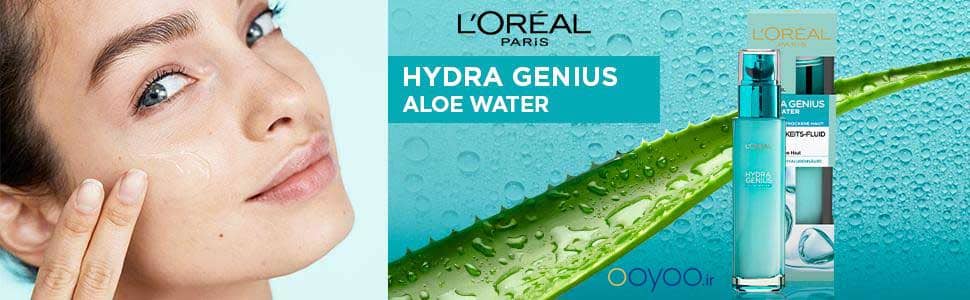 بنر آبرسان لورآل Hydra Genius در سه مدل برای انواع پوست