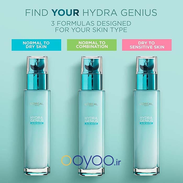 مقایسه سه مدل آبرسان لورآل Hydra Genius برای انواع پوست