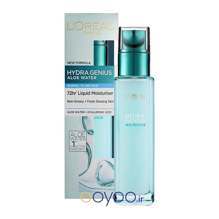 LOREAL Paris Hydra Genius Normal to Dry Skin آبرسان و مرطوب کننده پوست نرمال تا خشک